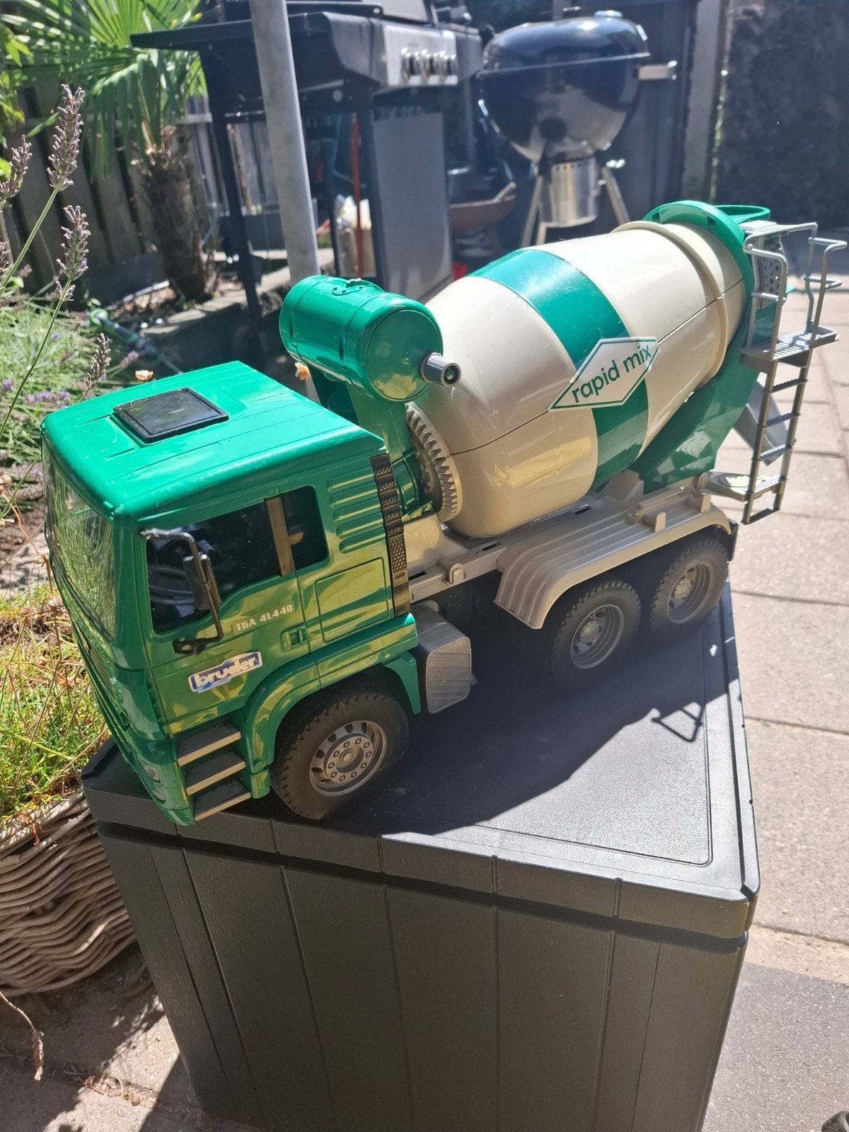 Bruder MAN Cementmixer Rapid Mix Speelgoed Vrachtwagen, Ophalen, Gebruikt