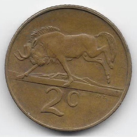Zuid-Afrika 2 cents 1983 KM# 83, Postzegels en Munten, Verzenden, Zuid-Afrika, Losse munt