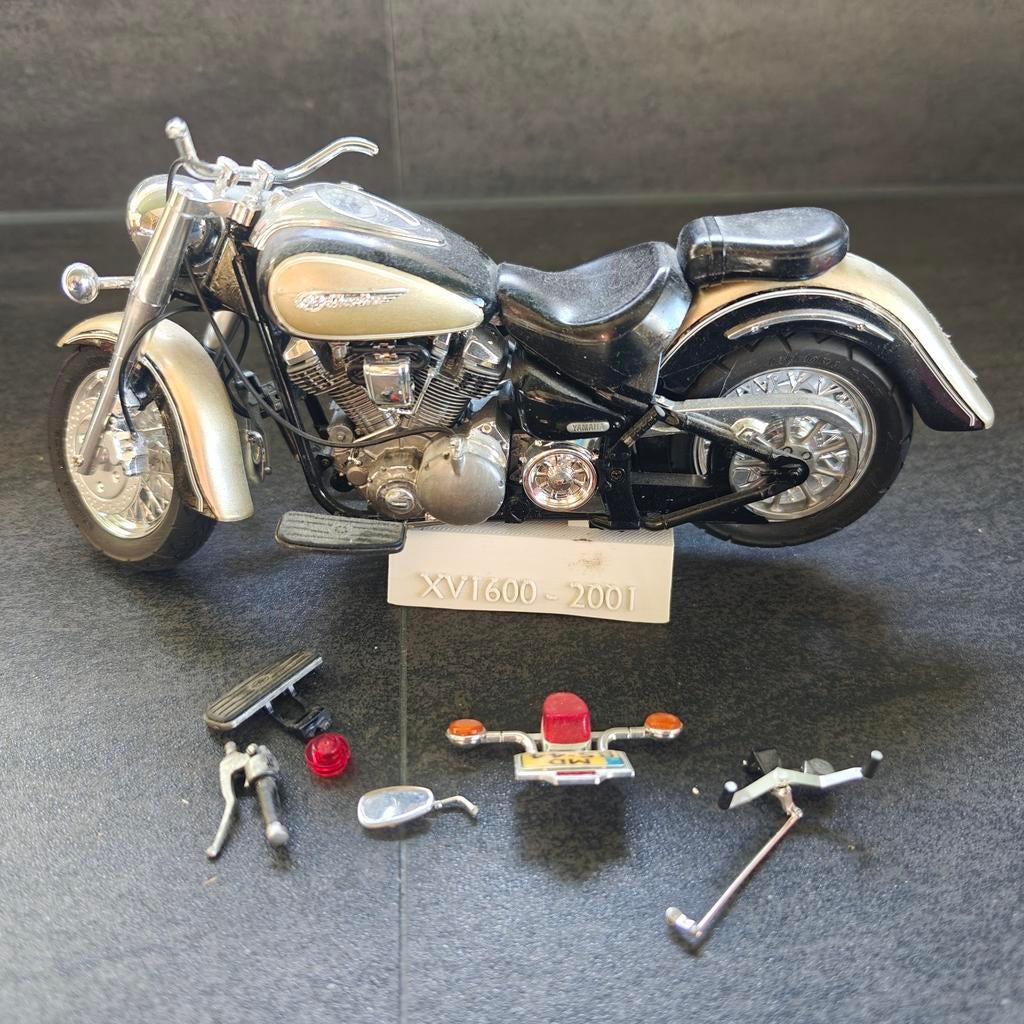 Bouwpakket Yamaha Wildstar XV1600 - Modelmotorfiets, Overige merken, Gebruikt, Ophalen of Verzenden, Groter dan 1:32