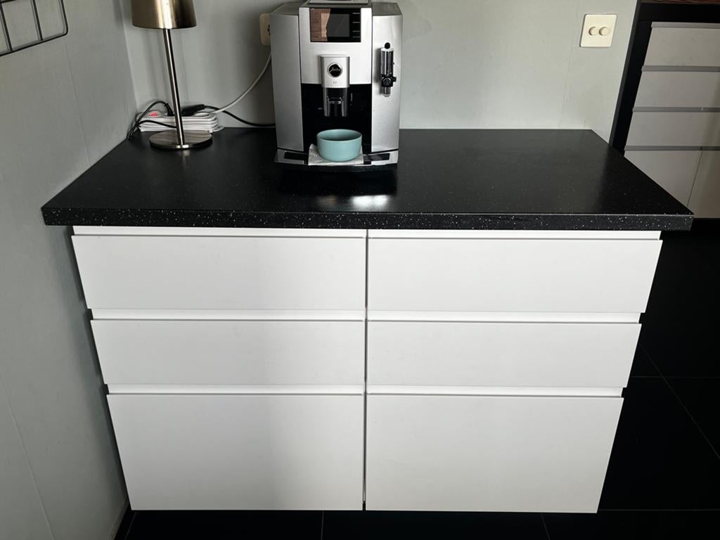 Lostaand keukenblok (bijkeuken), Huis en Inrichting, Keuken | Complete keukens, Ophalen, Overige materialen, Wit, Overige typen