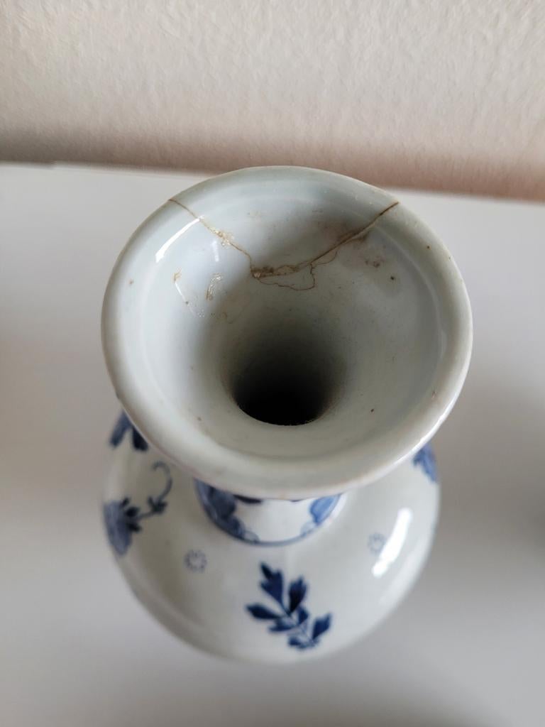 Delftsblauwe vaasjes en potje, Antiek en Kunst, Antiek | Porselein, Ophalen