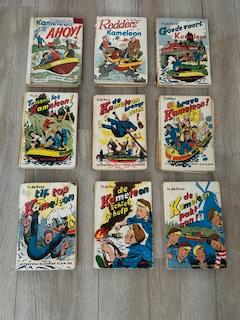 9 Kameleon boeken ; oude ; serie in mindere staat, Boeken, Ophalen of Verzenden, Gelezen, Hotze de Roos