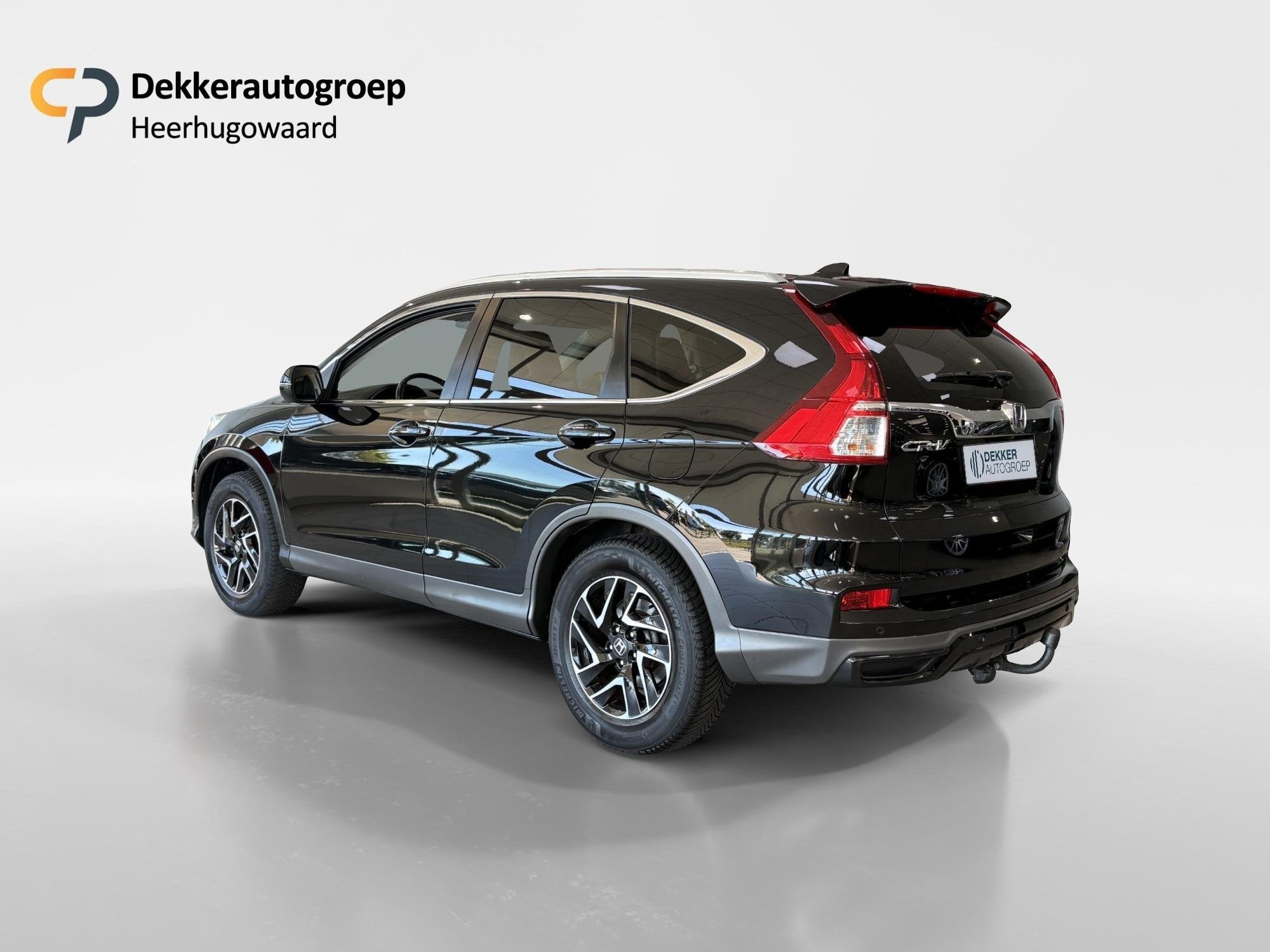 Honda CR-V 2.0 4WD Lifestyle Leer, Trekhaak, Camera, Stoelve, Auto's, Gebruikt, Euro 6, 4 cilinders, Zwart