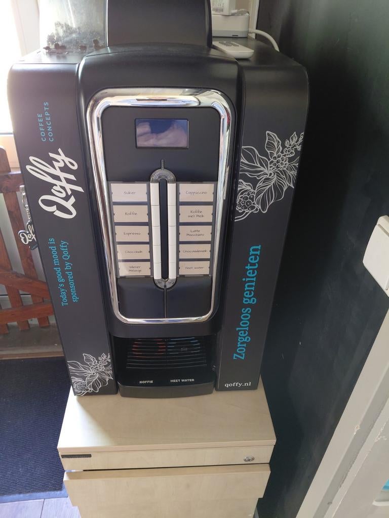Qoffy Koffiemachine - Zorgeloos Genieten, Gebruikt, Koffiebonen, 10 kopjes of meer, Koffiemachine