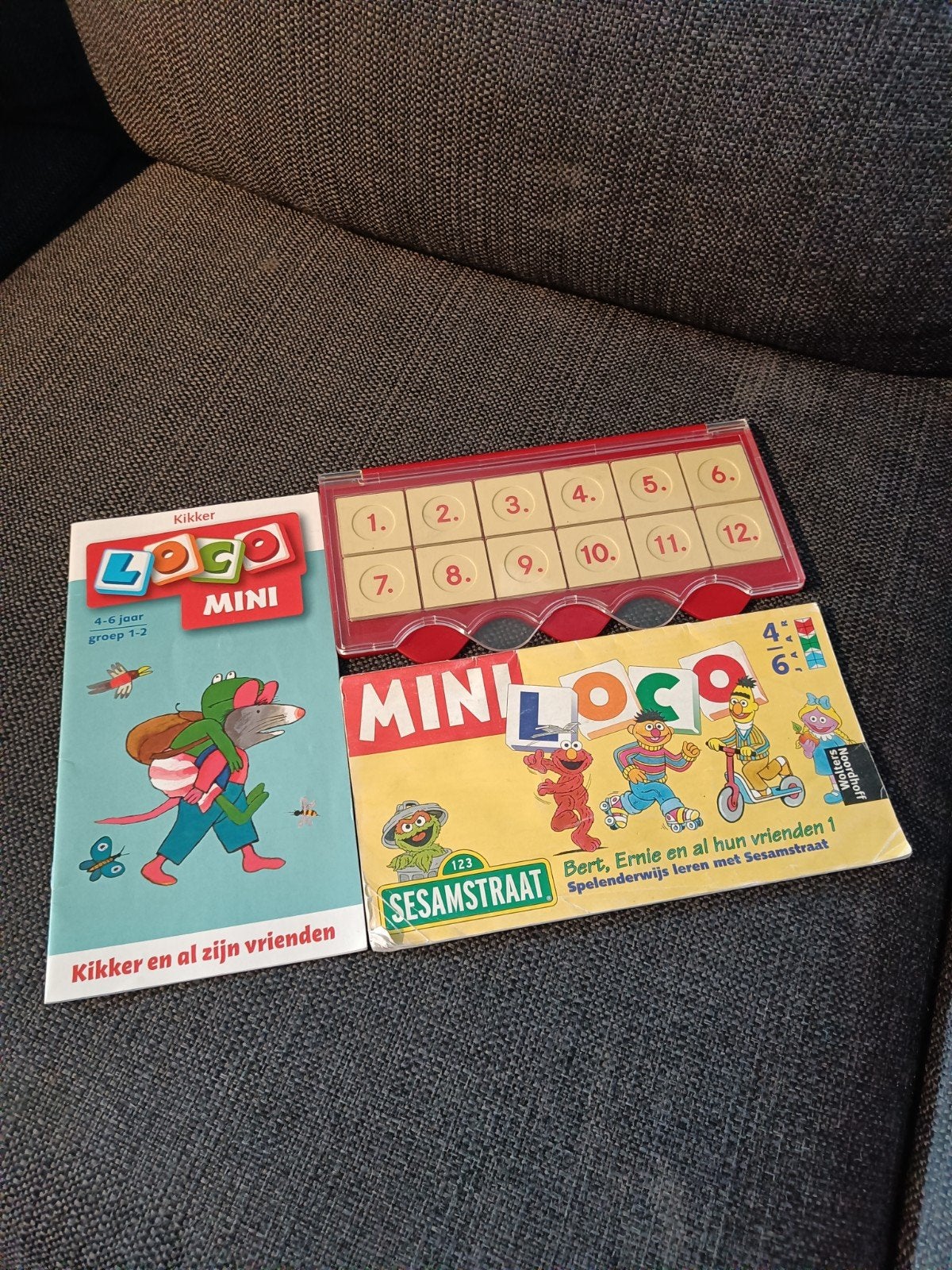 Mini Loco Sesamstraat en Kikker en al zijn vrienden, Ophalen of Verzenden, Gebruikt, Taal en Lezen