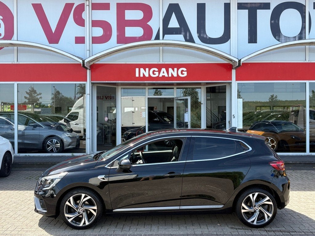 Renault CLIO 1.0 TCE INIT. PARIS RS LINE. LEER NAVI CAMERA S, Lane Keeping Assist, Gebruikt, Met garantie (alle), Zwart