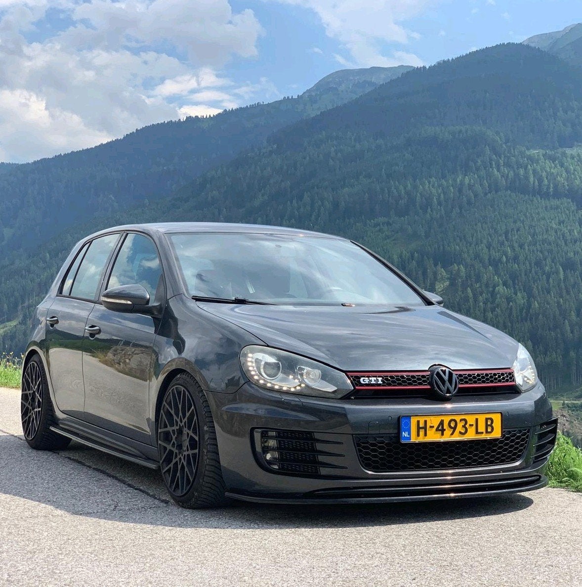 Volkswagen Golf 6 2.0 GTI DSG Carbon Steel Grey, Auto's, Volkswagen, Euro 5, Stof, Zwart, 4 cilinders