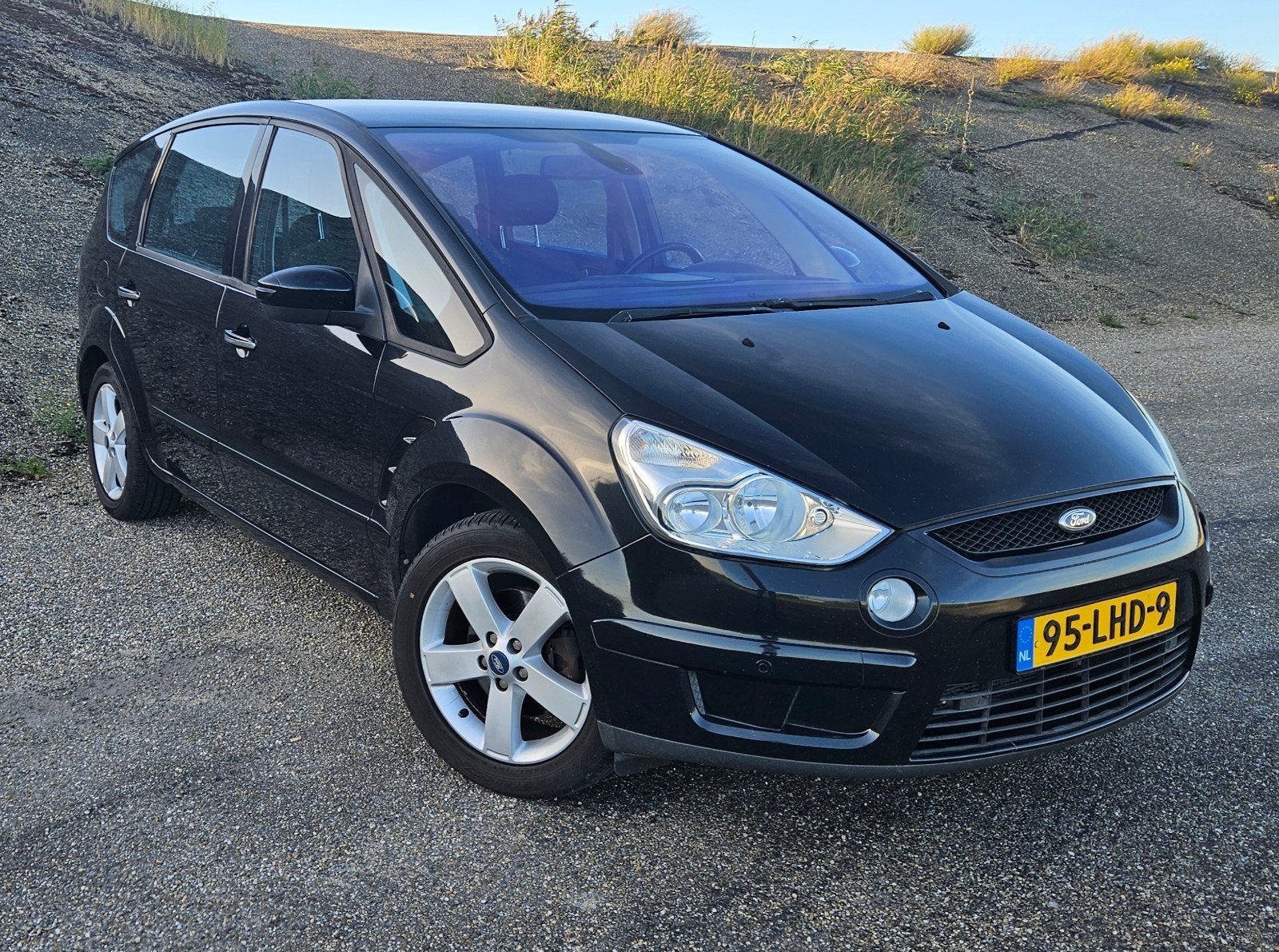 Ford S-Max 2.0 16V 7-Pers Trekhaak, Auto's, Voorwielaandrijving, Stof, Zwart, 4 cilinders