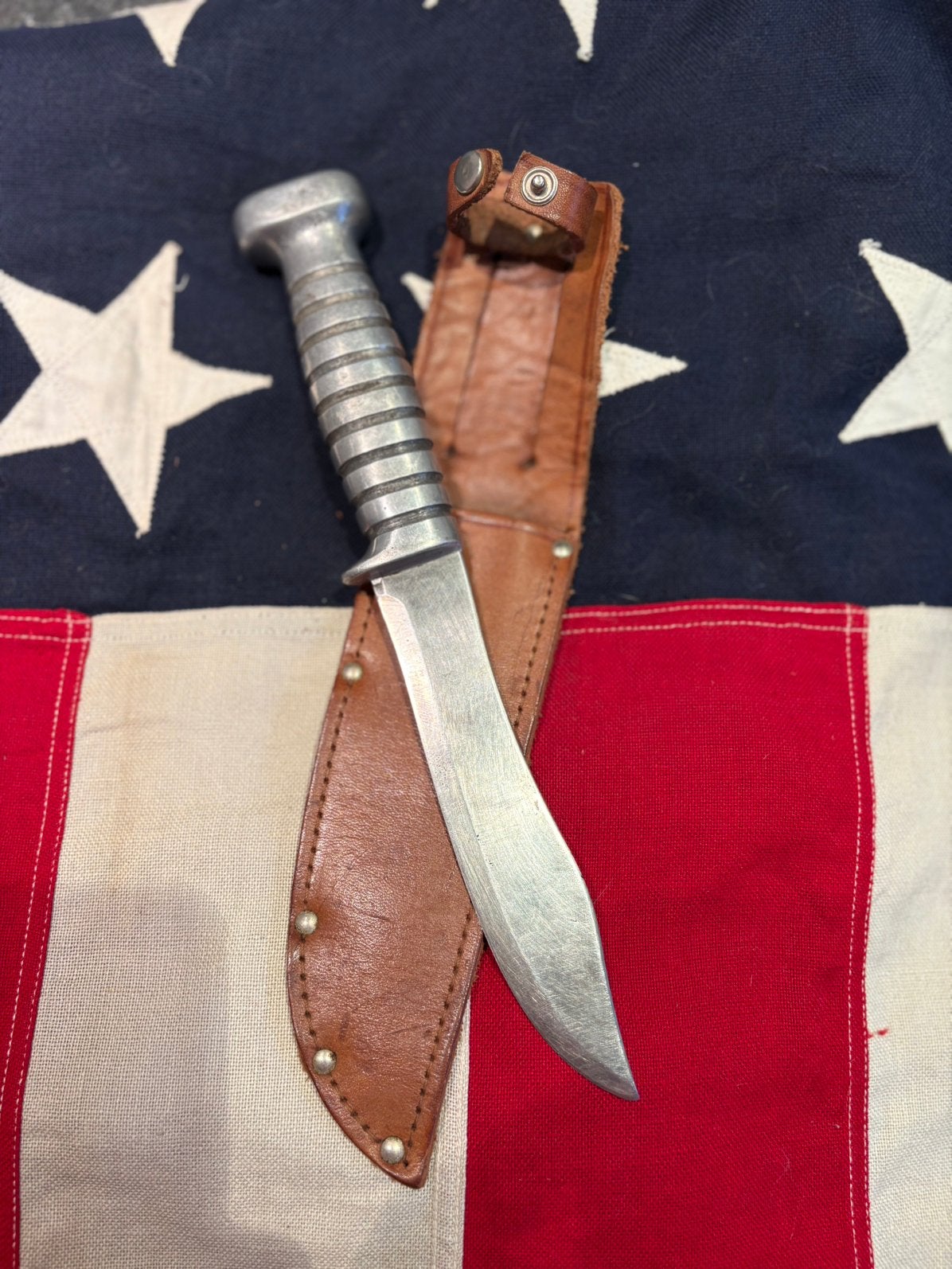 USN WW2 mark 1 knife, Ophalen of Verzenden, Amerika, Mes of Dolk