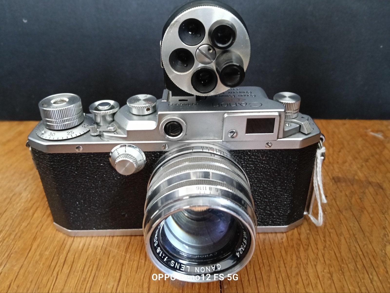 Vintage Canon Rangefinder Camera met 50mm f/1.8 lens, Audio, Tv en Foto, Fotocamera's Analoog, Ophalen of Verzenden, Gebruikt