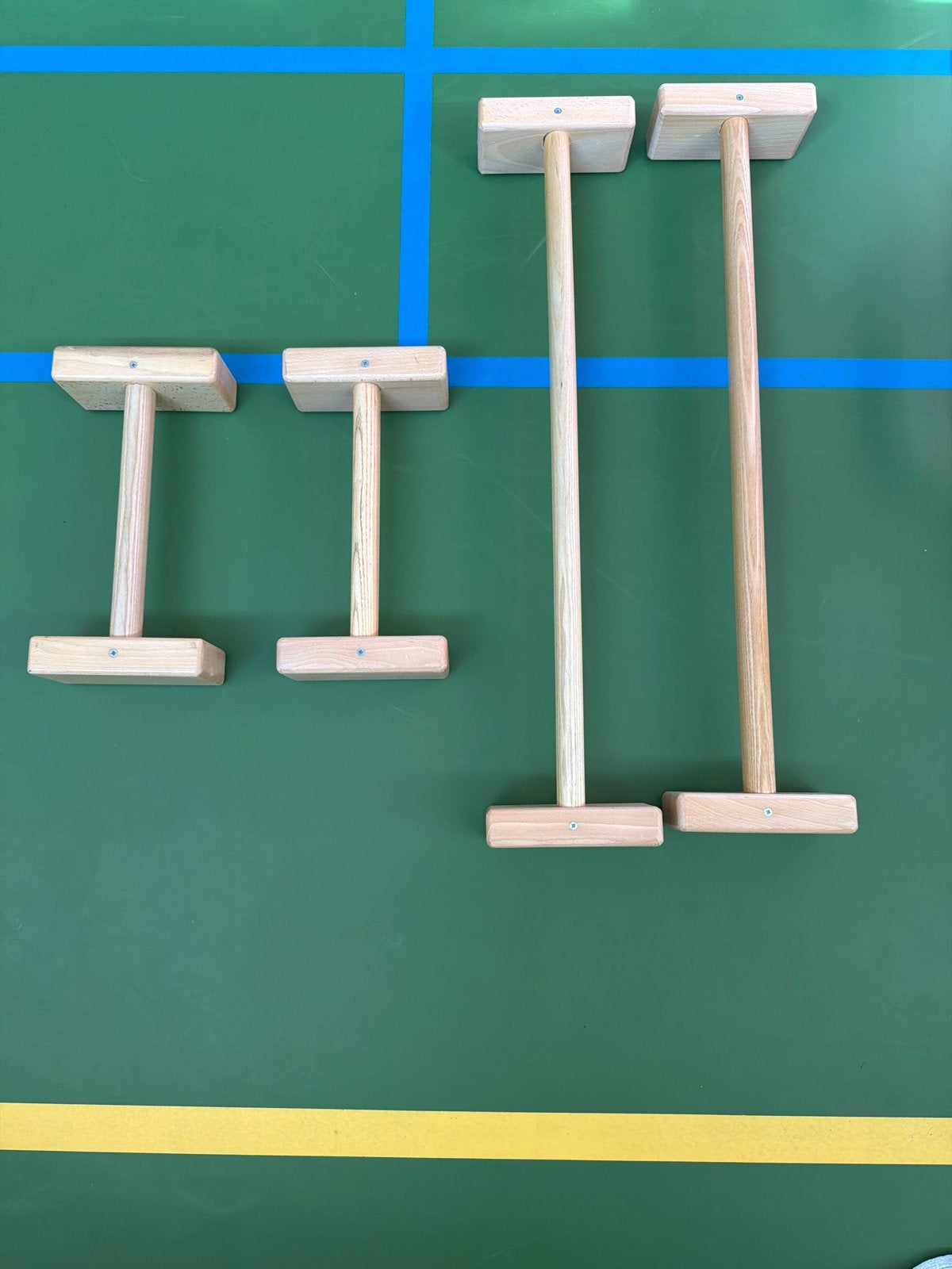 Houten handstandblokken - set van 4, Sport en Fitness, Ophalen of Verzenden, Zo goed als nieuw
