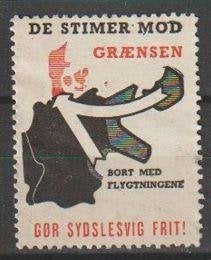 Duitsland - Denemarken cinderella 1945 Zuid-Sleeswijk, Ophalen of Verzenden, Denemarken, Postfris
