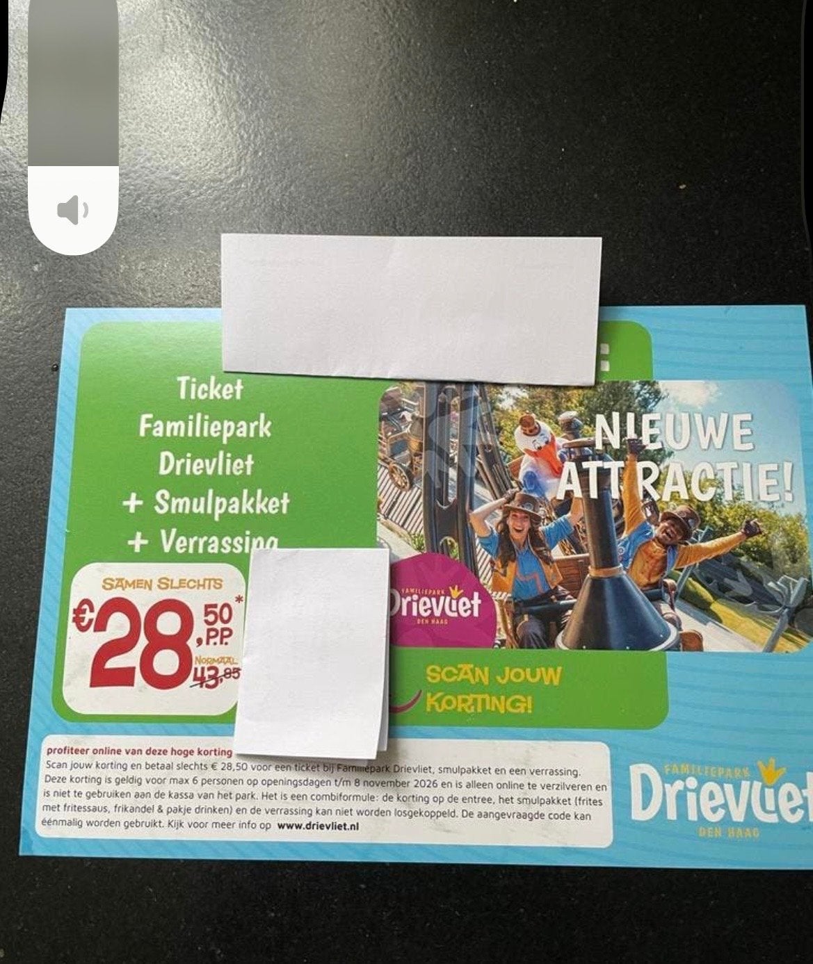 Korting kaarten pretparken, Tickets en Kaartjes, Recreatie | Pretparken en Attractieparken, Drie personen of meer, Kortingskaart