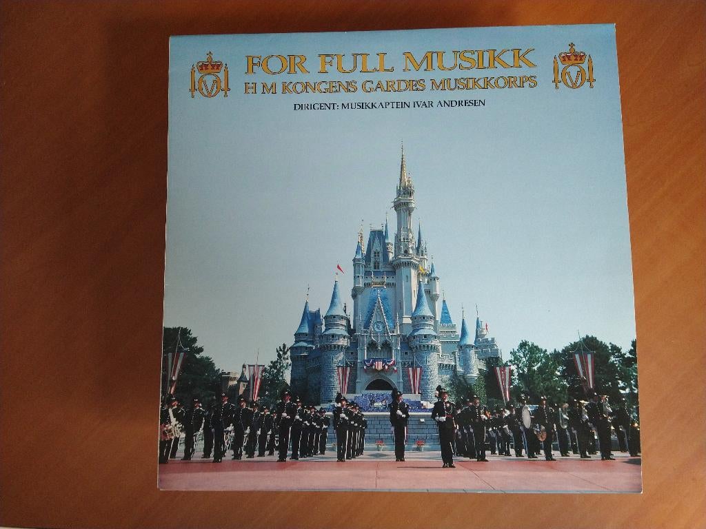 LP H M Kongens Gardes Musikkorps – For Full Musikk, Ophalen of Verzenden, Gebruikt, 12 inch