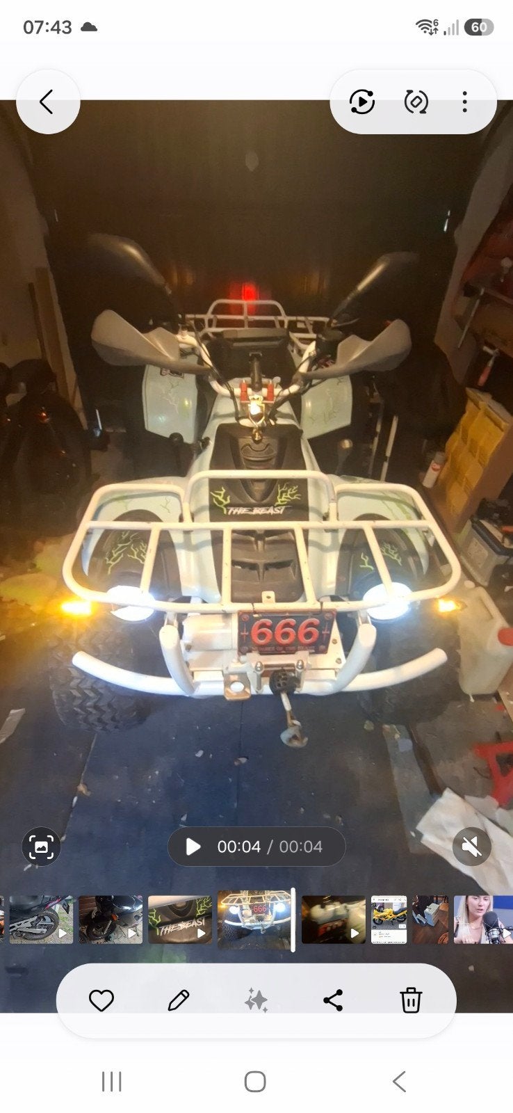 Linhai 260 4x4 quad KENTEKEN