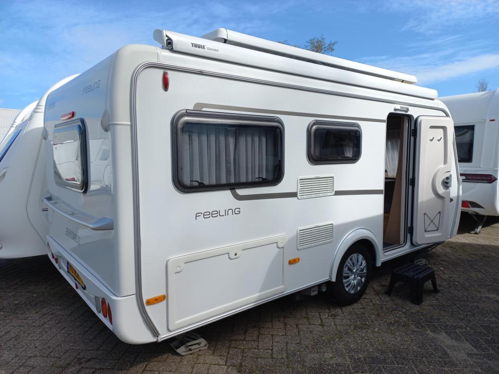 Eriba Feeling 425 cassette-mover-hordeur, Caravans en Kamperen, Caravans, Schokbreker, Bedrijf, Treinzit, 4 tot 5 meter