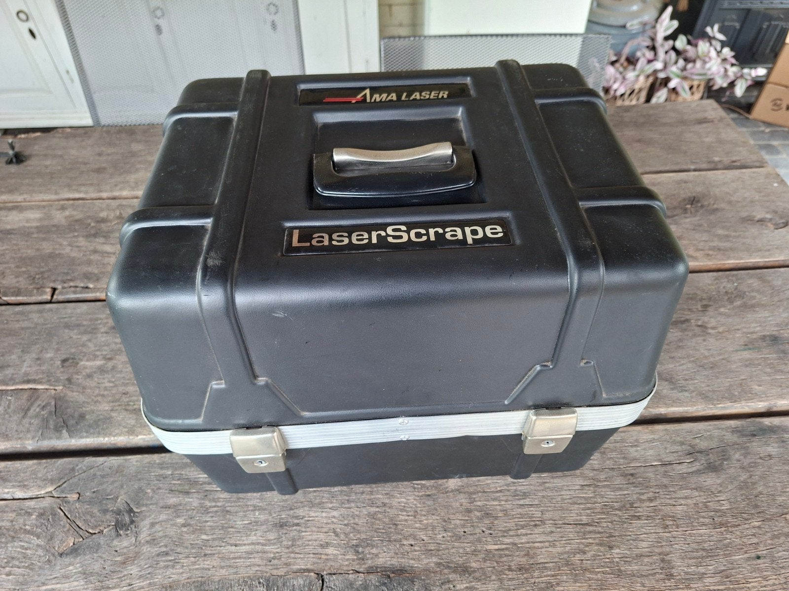 Opbergkist Ama laser LaserScrape zwart, Ophalen of Verzenden, Zo goed als nieuw
