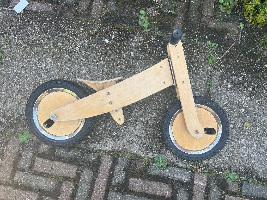 Houten loop fiets, Ophalen, Gebruikt, Loopfiets
