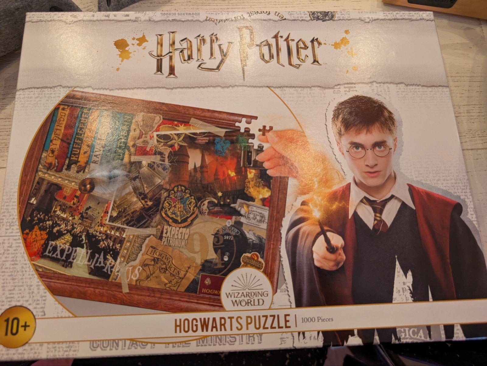 Harry Potter Hogwarts Legpuzzel 1000 Stukjes, Ophalen, Meer dan 50 stukjes, Zo goed als nieuw, 6 jaar of ouder