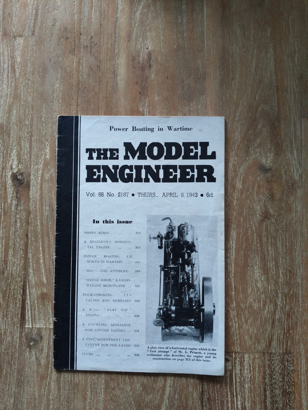 The Model Engineer - Power Boating in Wartime (1943), Verzenden, Gelezen, Overige merken