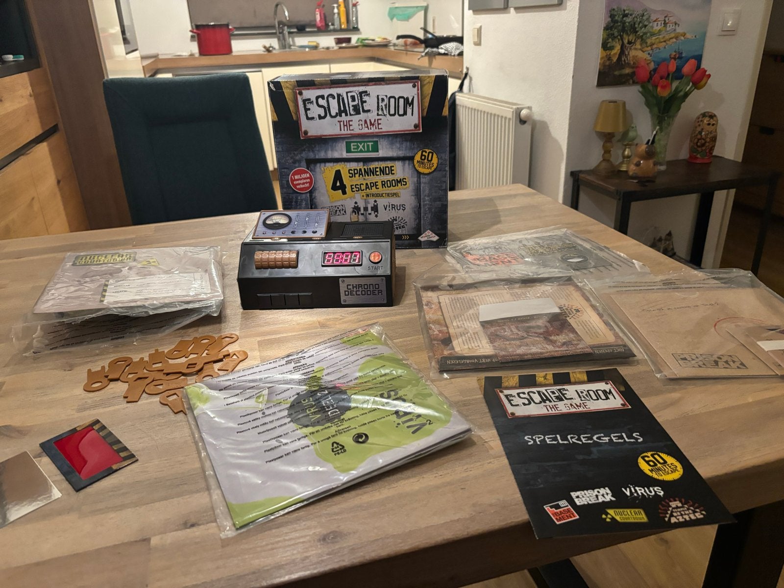 Escape Room The Game - 4 spannende Escape Rooms, Drie of vier spelers, Ophalen of Verzenden, Zo goed als nieuw