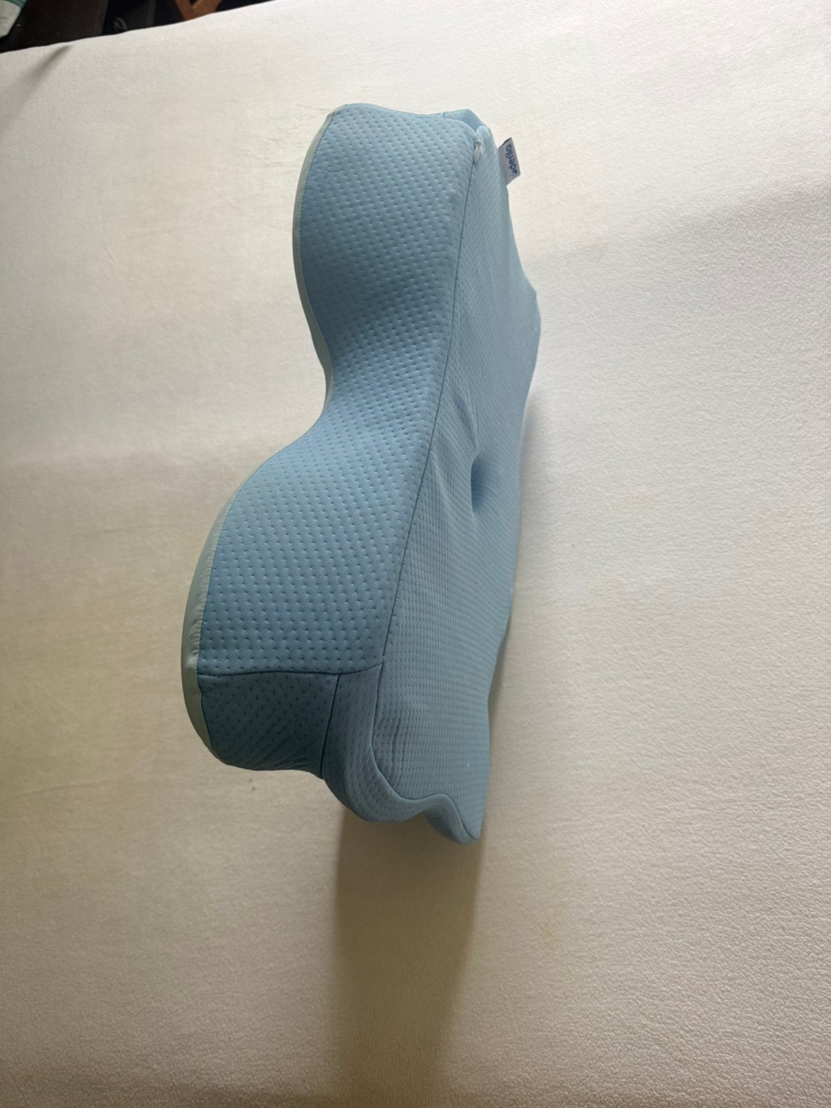 Orthopedische hoofdkussens, Huis en Inrichting, Eenpersoons, Blauw, Ophalen of Verzenden, Zo goed als nieuw