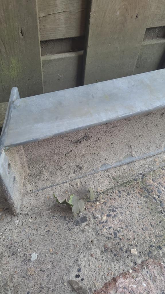 Ijzeren gegalvaniseerd ipe 160 4meter10, Ophalen of Verzenden, Gebruikt, IJzer