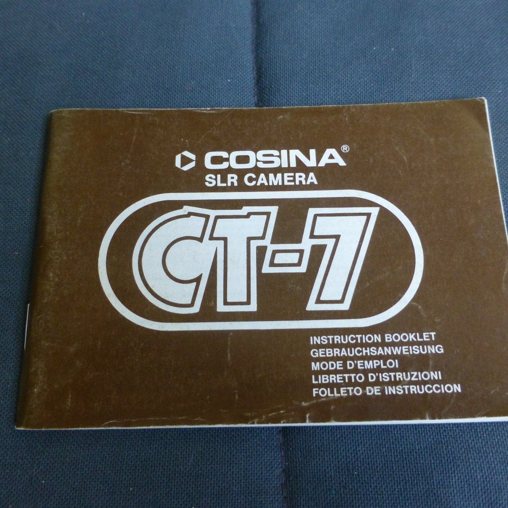 Cosina camera gebruiksaanwijzing, Ophalen of Verzenden, Gebruikt, Compact, Overige Merken