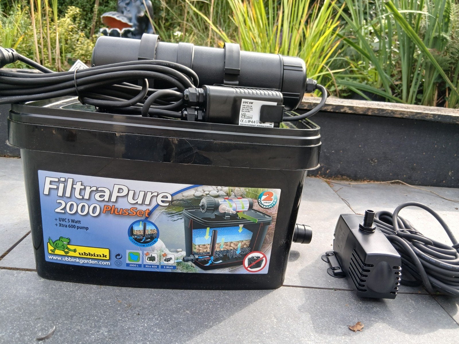 Vijverfilter Filtra Pure 2000 met UV lamp, Ubbink., Ophalen of Verzenden, Nieuw