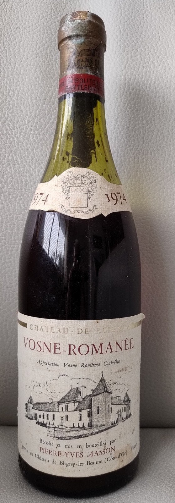 Chateau de Bligny Vosne-Romanée 1974, gerenomeerd chateau., Ophalen of Verzenden, Zo goed als nieuw, Frankrijk, Rode wijn