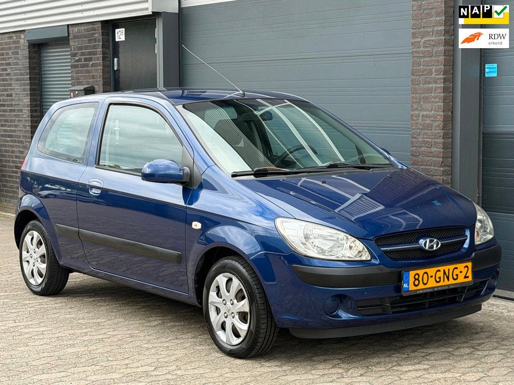 Hyundai Getz 1.1i Active Young APK 3drs in zeer goede staat, Auto's, Hyundai, Voorwielaandrijving, Gebruikt, 4 cilinders, Blauw