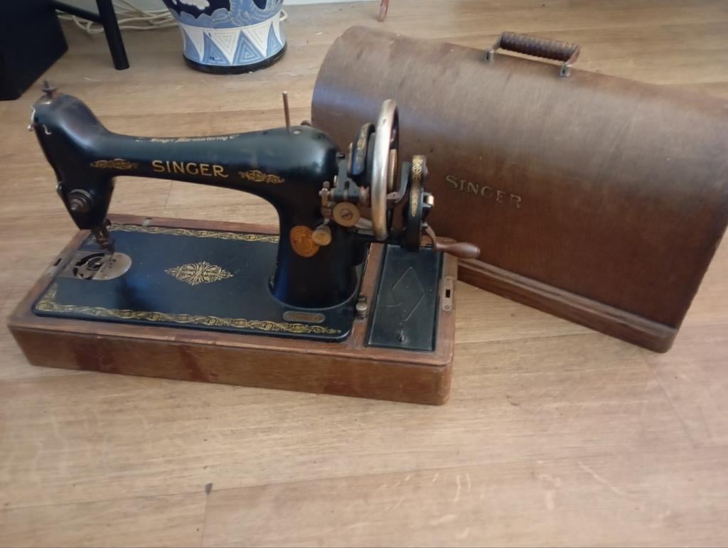 Antieke Singer 99K Naaimachine - Hand Aangedreven, Ophalen of Verzenden