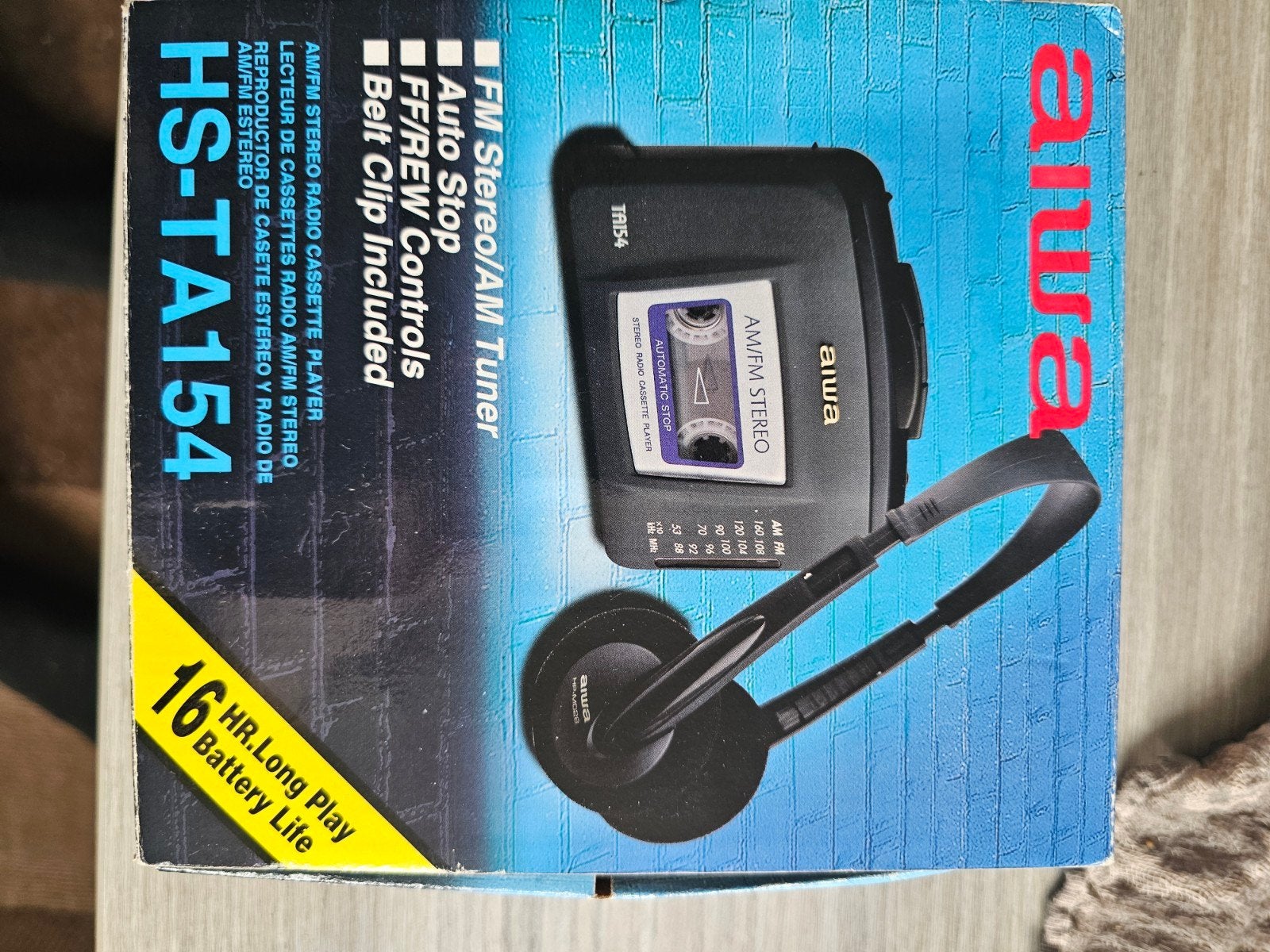 Aiwa HS-TA154 Walkman met AM/FM Stereo Tuner, Ophalen of Verzenden