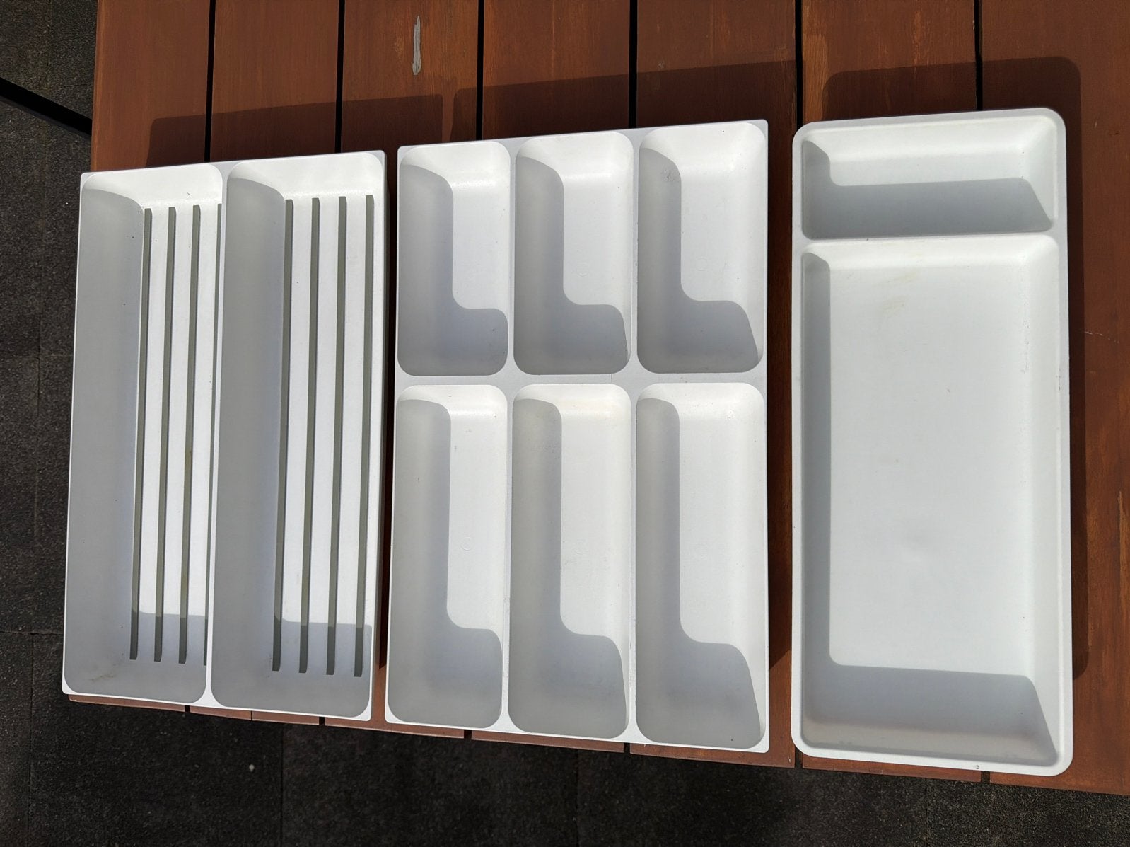 IKEA Bestekbakken - Set van 3, Gebruikt, IKEA, Kunststof, Ophalen of Verzenden