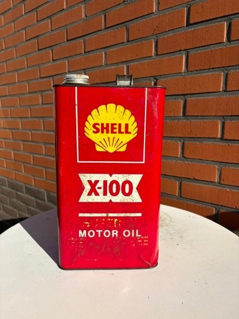 SHELL SUPER M Racing two stroke oil, + Castrol Super TT., Ophalen of Verzenden