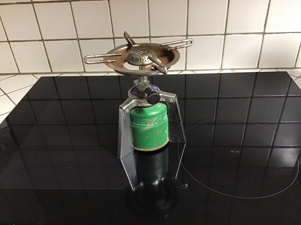 Campinggaz gaspit campeervuur, Ophalen of Verzenden, Gebruikt