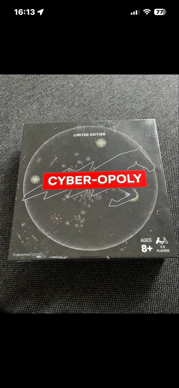 Gloednieuw Cyber-opoly limited edition  Bordspel gloednieuw, Vijf spelers of meer, Ophalen of Verzenden, Nieuw