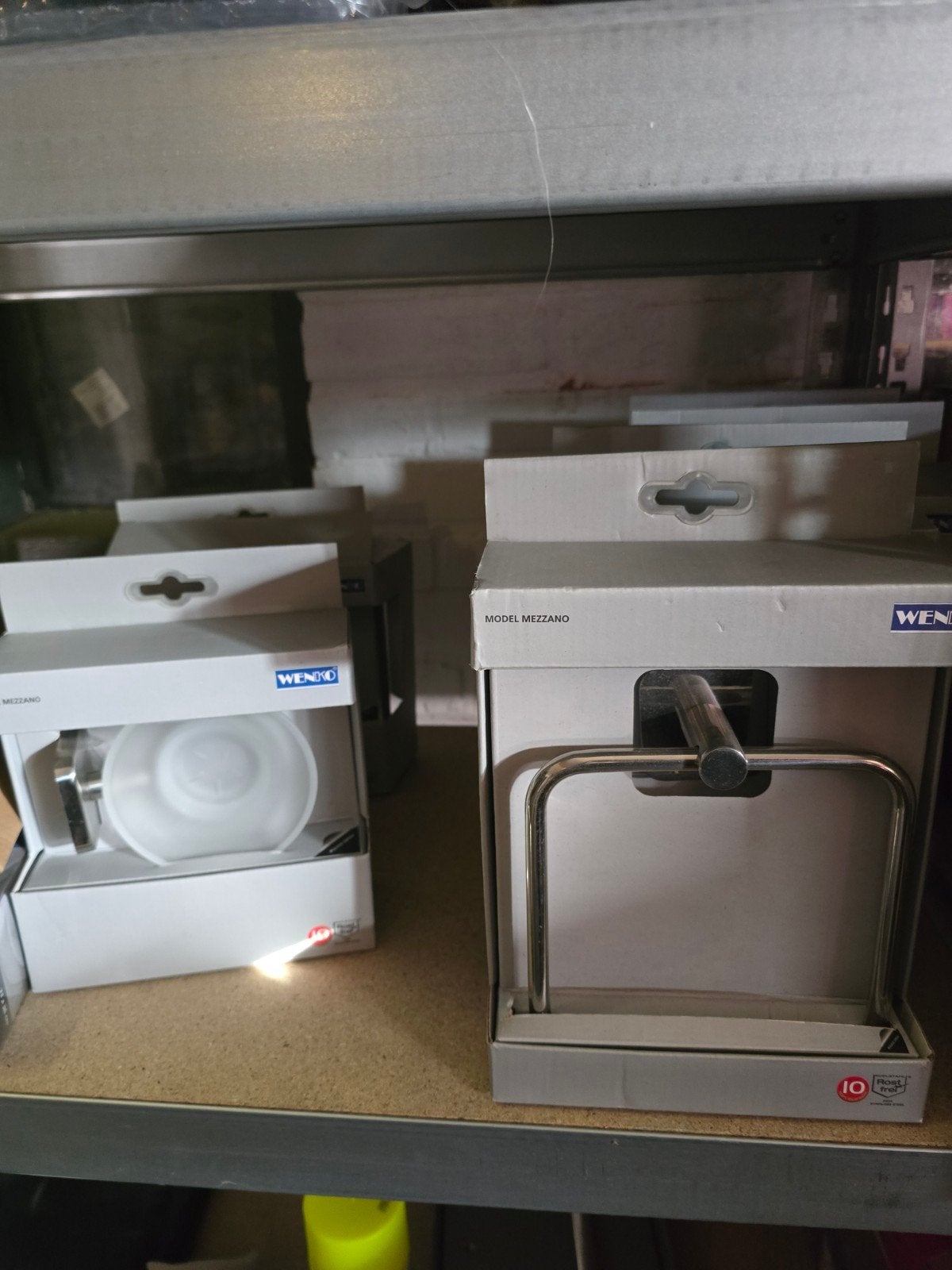 Partij Wenko badkameraccesoires, Huis en Inrichting, Badkamer | Badtextiel en Accessoires, Ophalen of Verzenden, Nieuw, Overige typen
