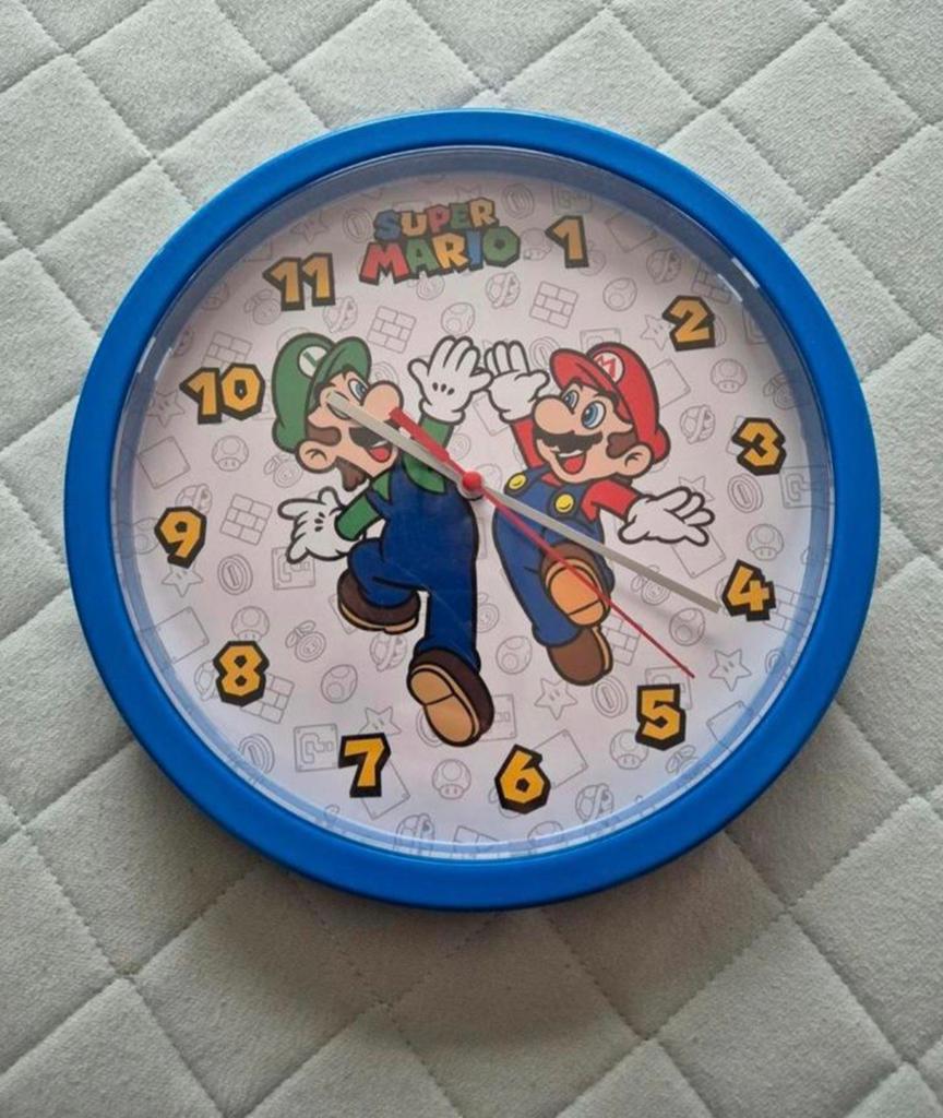 Super Mario klok, Ophalen, Gebruikt