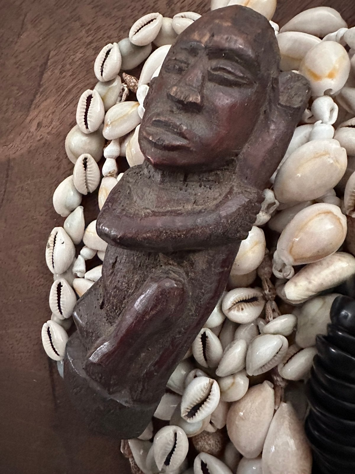 Bakongo Yombe Voorouderfiguur in been coll. Antropoloog 1900, Ophalen of Verzenden