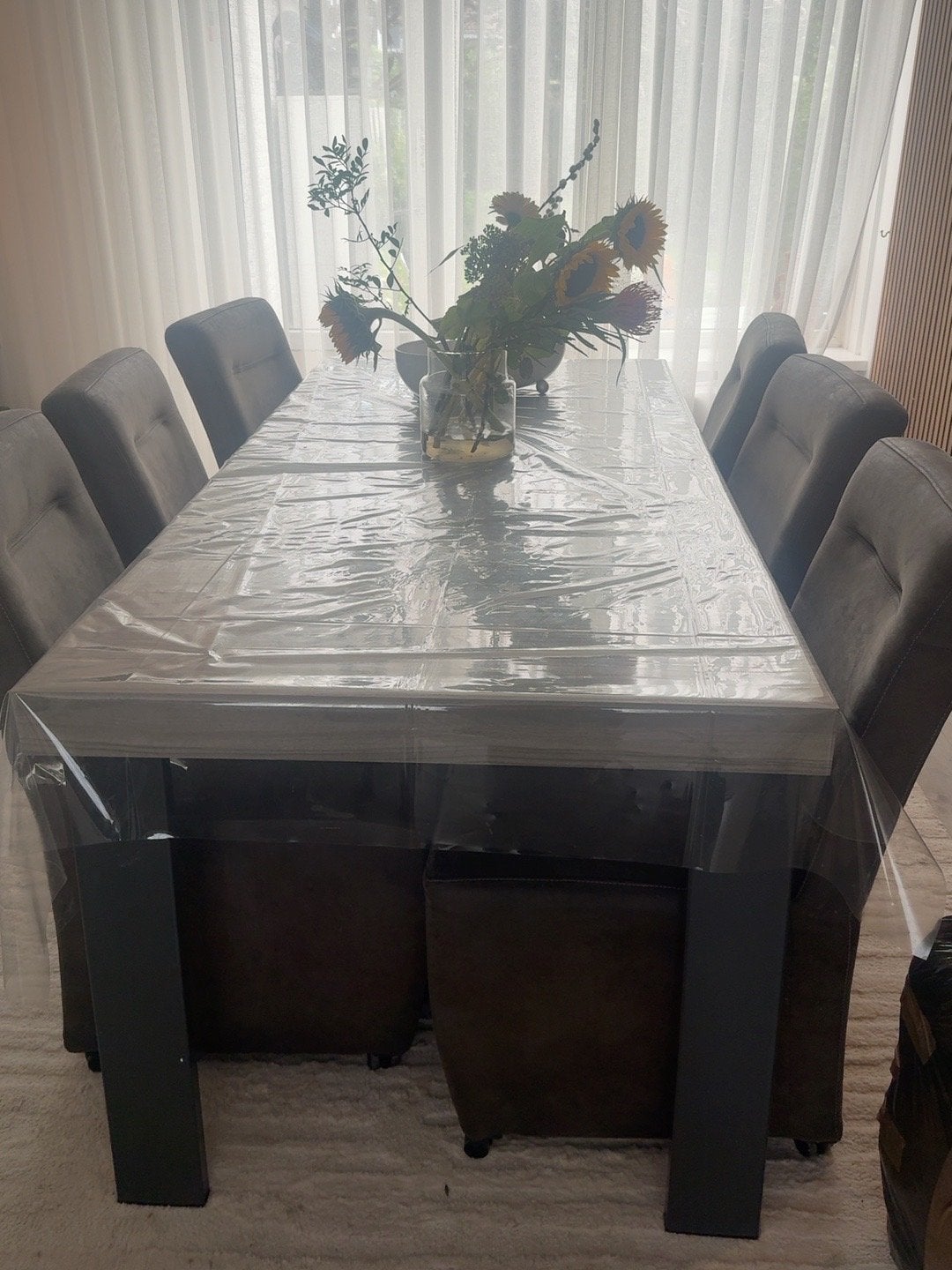 Eet tafel en 6 stoelen, Ophalen of Verzenden
