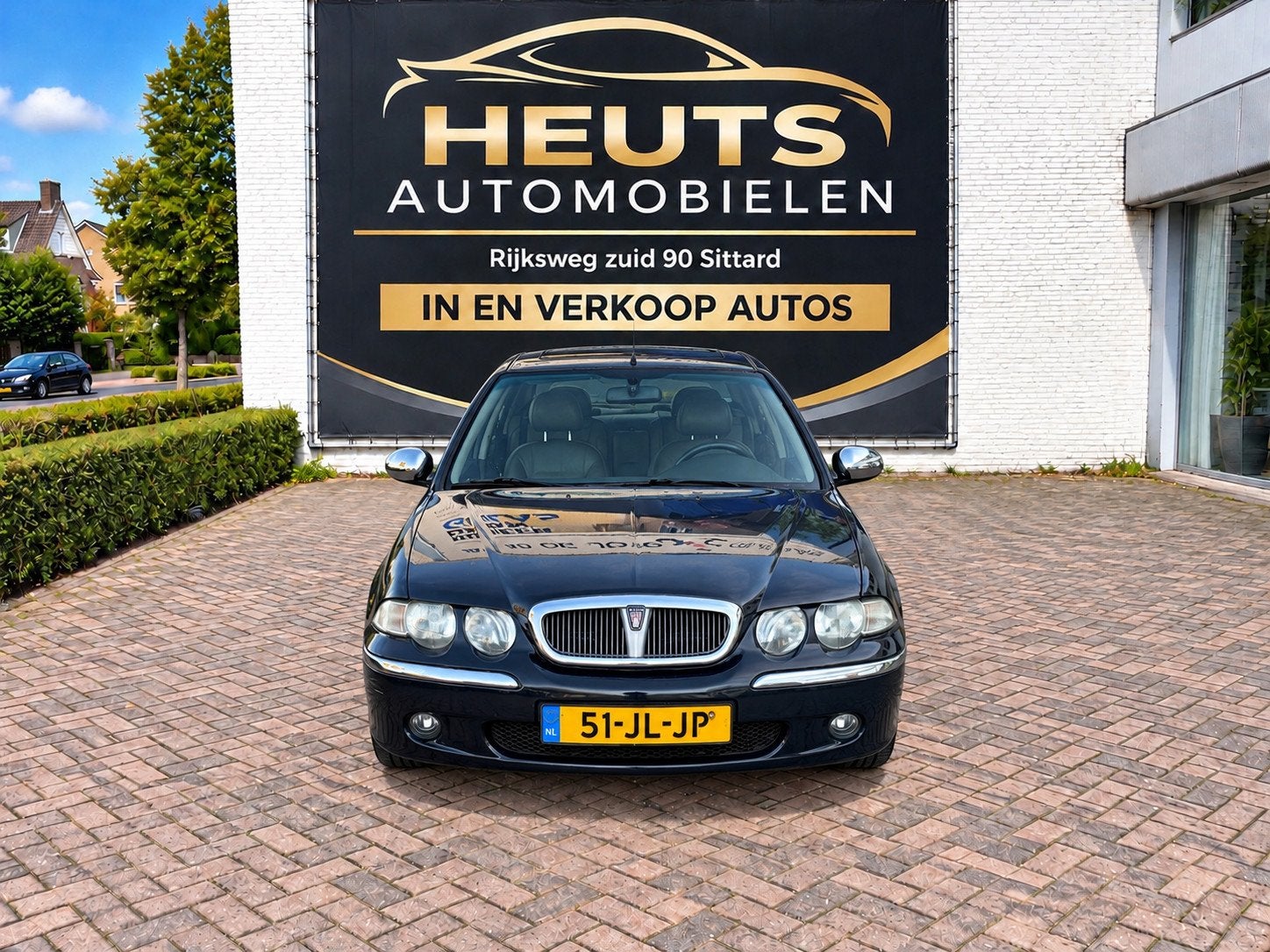Rover 45 1.8 Sterling CVT Automaat//Leder, Dealer onderhouden, Gebruikt, Beige, Blauw