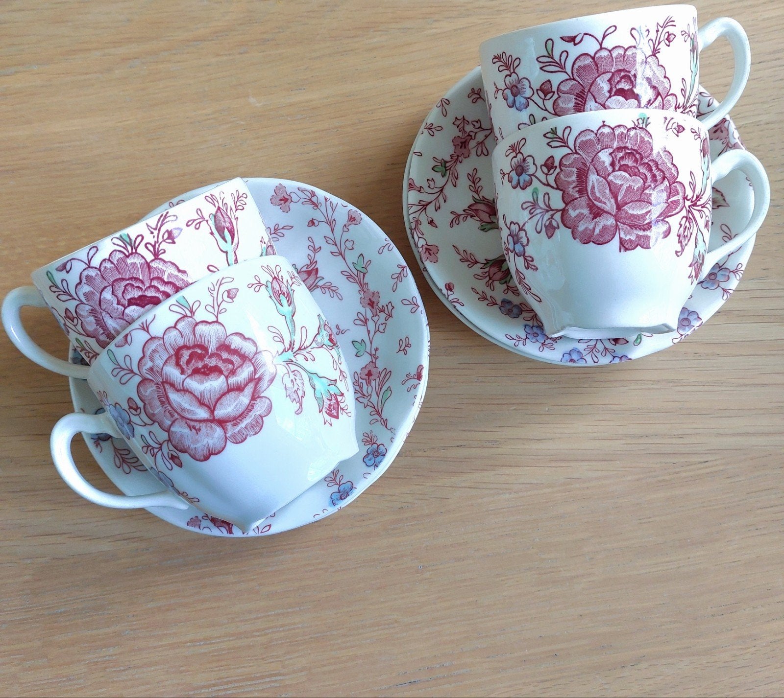 Johnson Brothers Rose Chintz kommetjes, gebaksbordjes, enz, Ophalen of Verzenden