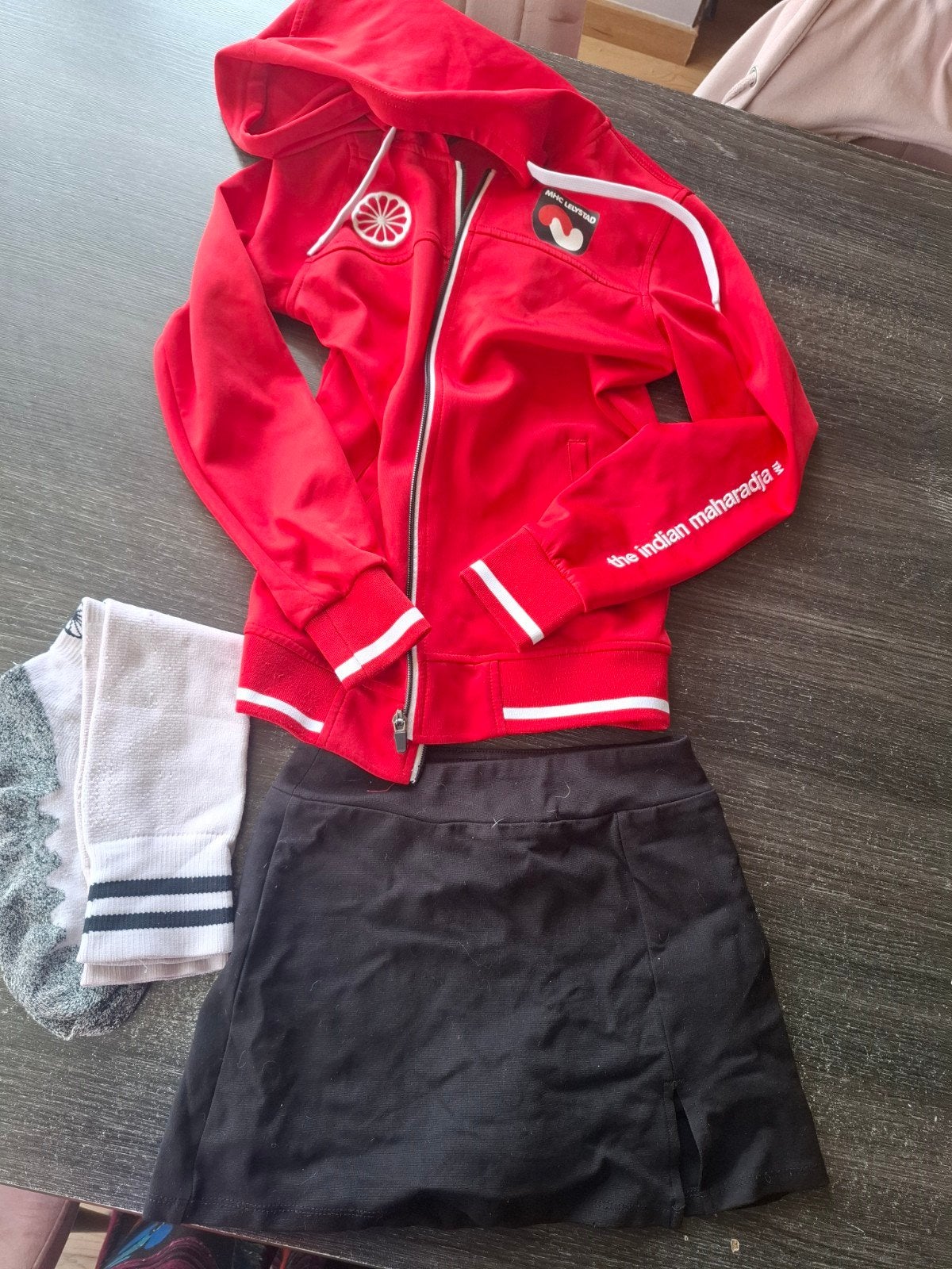 Hockey set MHC Lelystad meisje maat 8-11 jaar, Ophalen of Verzenden, Gebruikt, Kleding