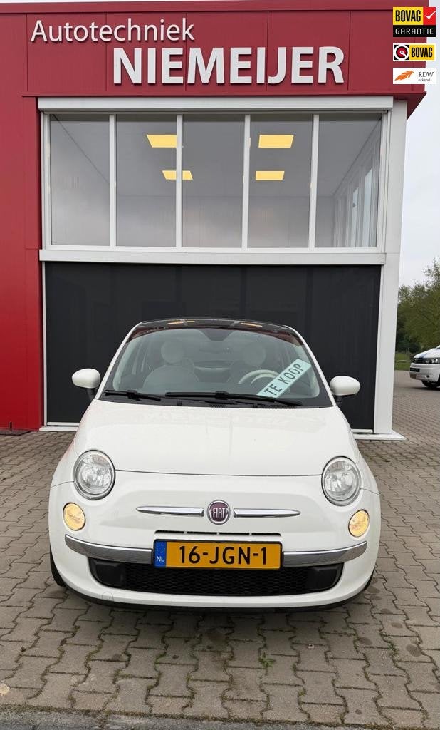 Fiat 500 1.2 Lounge, Auto's, Fiat, Euro 5, Stof, Gebruikt, 4 cilinders