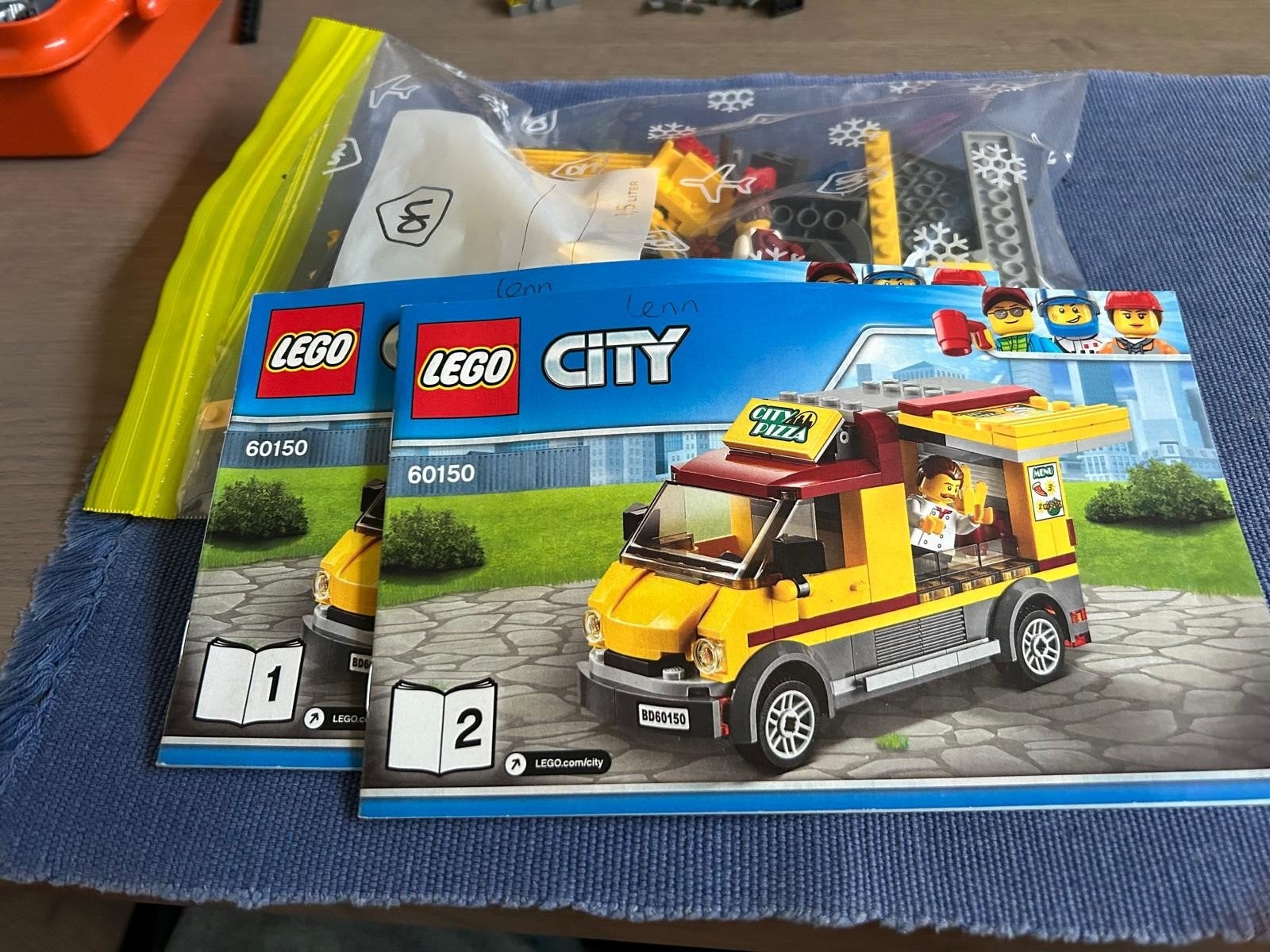 LEGO City 60150 Pizza Bestelwagen met instructies, Ophalen, Lego, Complete set, Inclusief instructies