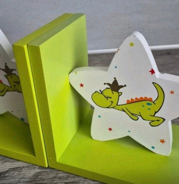 Leuke boekensteunen voor kinderkamer met draakjes, Ophalen of Verzenden, Gebruikt, Overige typen