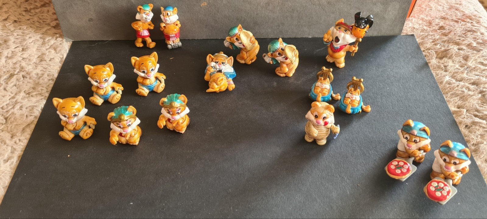 Egyptische kattenserie uit Kinder Surprise ei - Zeer goed, Verzamelen, Ophalen of Verzenden, Zo goed als nieuw, Hardplasticfiguren