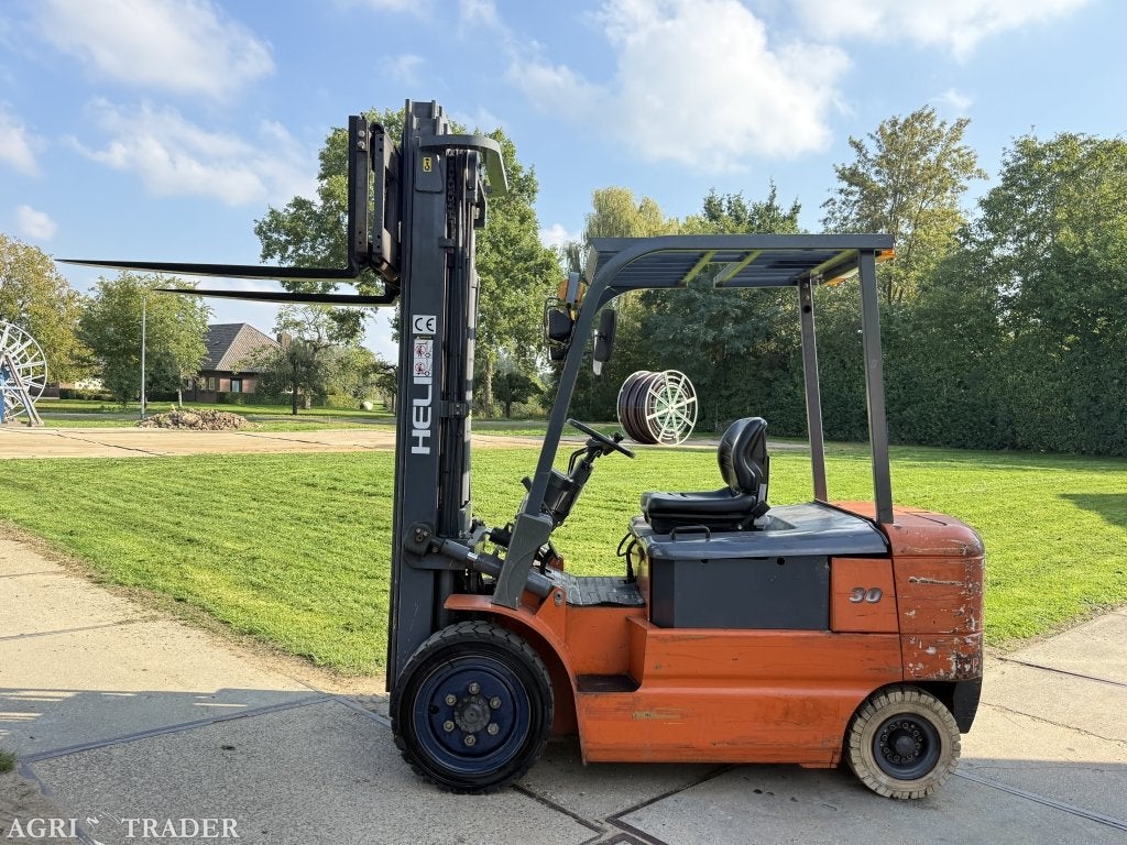Heli 3000KG elektrisch triplo 5.4M freelift Sideshif 1800uur, Heli, Heftruck, Ophalen of Verzenden, Kievitsham 48 Hoenzadriel