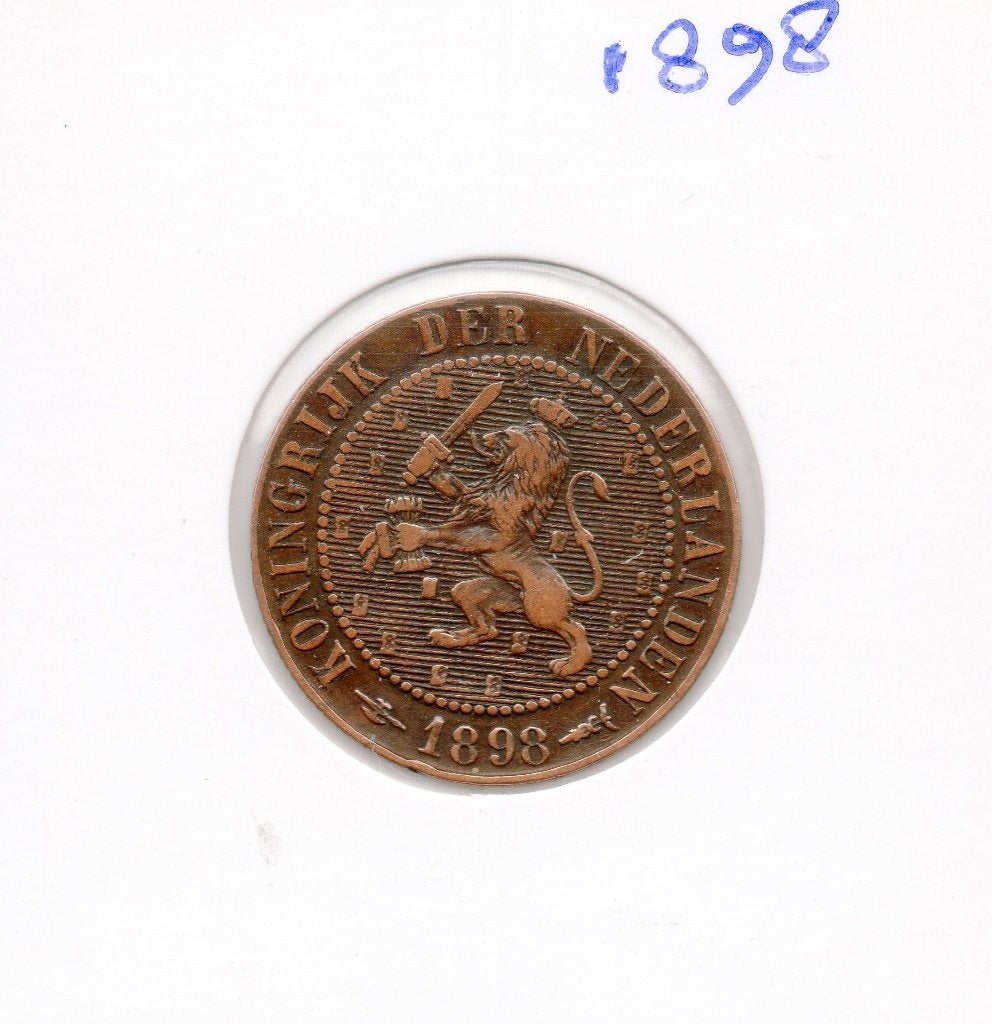 WILHELMINA 21/2 CENT 1898, Ophalen of Verzenden, Koningin Wilhelmina, Overige waardes, Losse munt